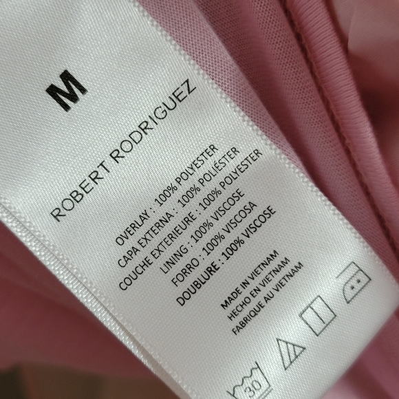 Robert Rodriguez pink mixed media tank size medium - Picture 6 of 7